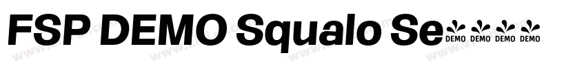 FSP DEMO Squalo Se字体转换 FSP DEMO Squalo Se字体转换